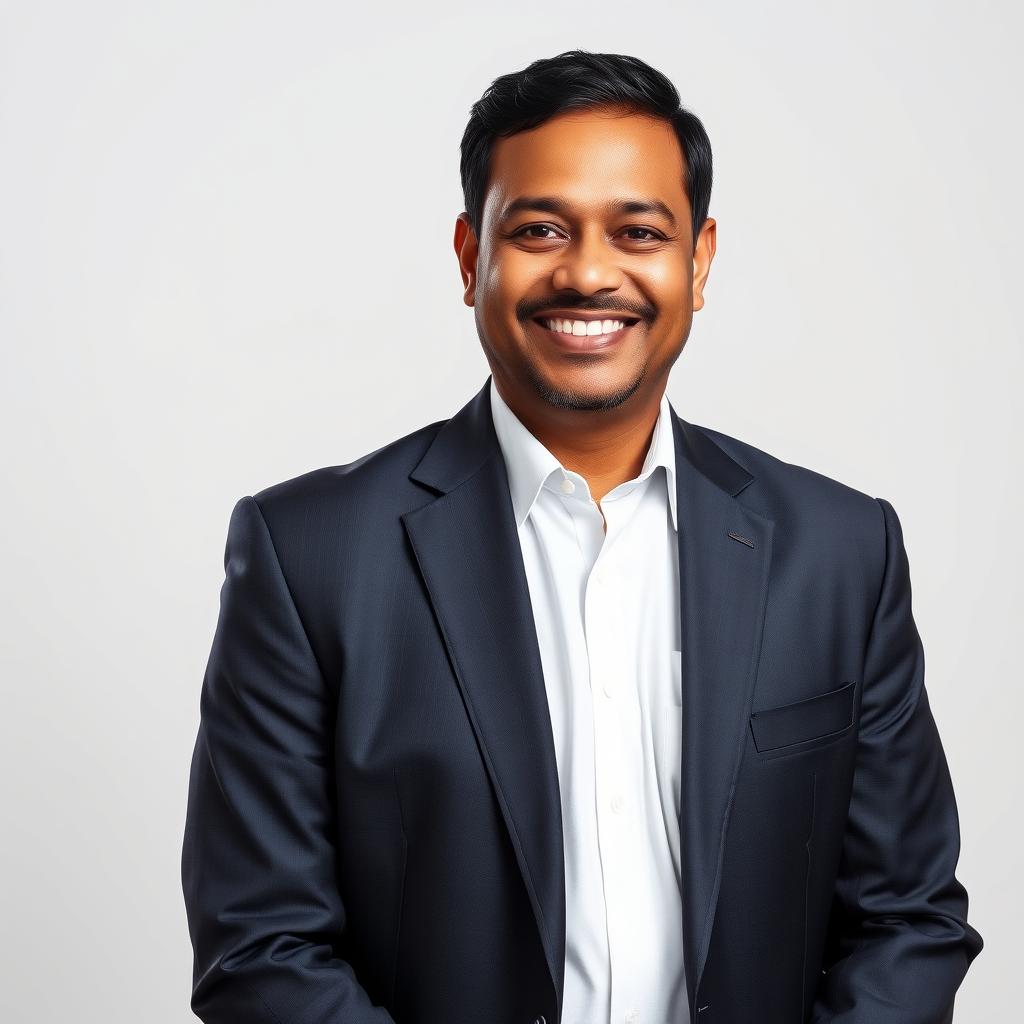 Portrait of satisfied SEO client Mahesh Jayanatha Portrait of satisfied SEO client Mahesh Jayanatha
