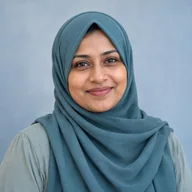 AI-generated avatar for Fathima A. Mohamed’s Google review card